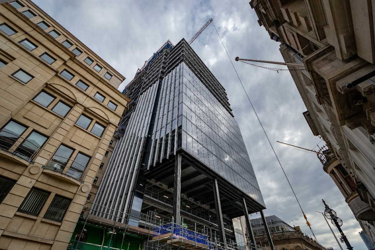 The Construction of 103 Colmore Row - Late June 2020
